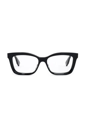 Fendi Women's Black Square Acetate Glasses